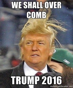 trump meme about his comb-over