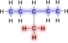 An example of alkyl chains.