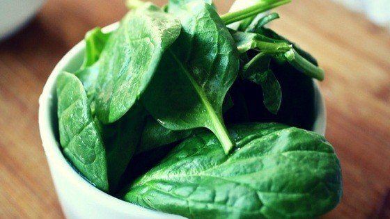 spinach for hair